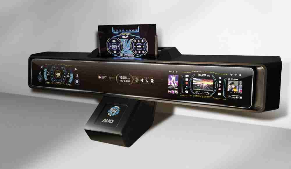 财神娱乐Micro LED沉浸式车舱显示方案结合 可卷式、、、可伸缩的Micro LED应用并可呈现不同的质感纹路，，，展现人性化设计